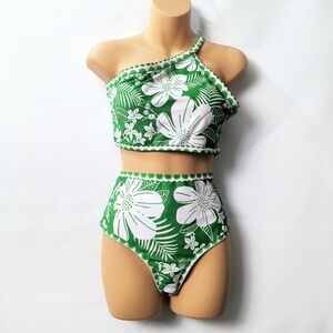 2 Piece Swimsuit With‎ Skirt Cover-up Womens size Medium NEW